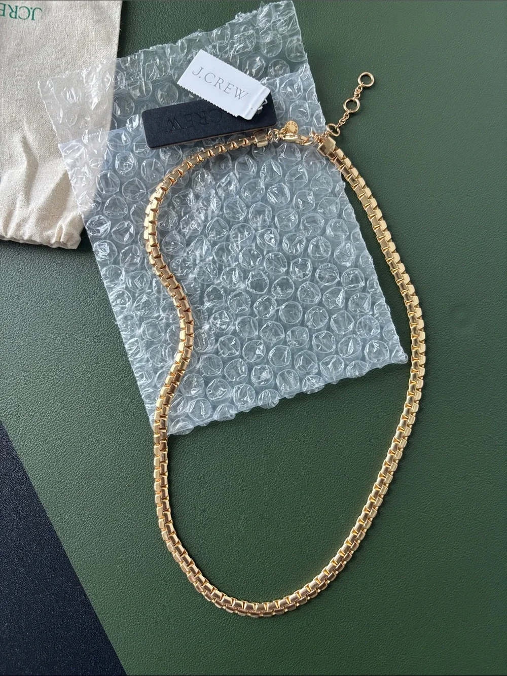 J. Crew Metallic Snake Chain Necklace